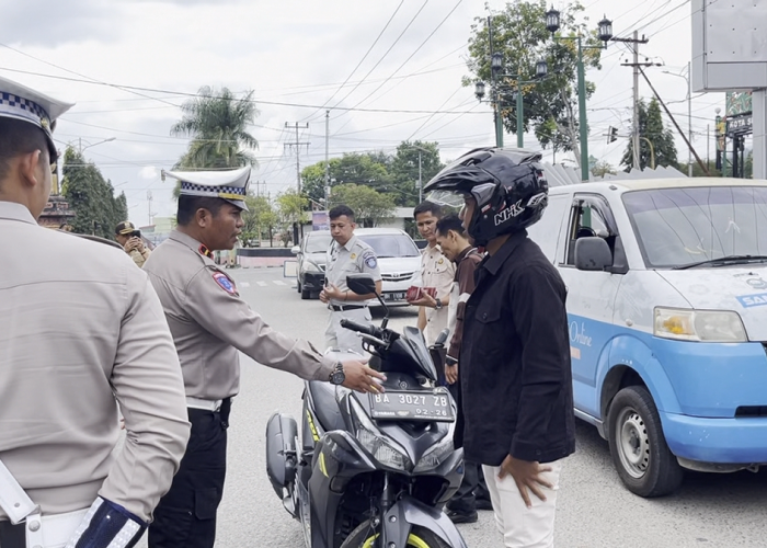  82 Kendaraan Terjaring Razia Samsat Kerinci, Mayoritas Gunakan Plat Luar Daerah