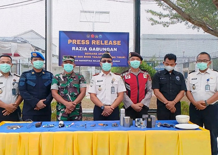 Dua Blok Lapas Muara Sabak Disisir, Handphone Tak Ditemukan, Tes Urine Warga Binaan Negatif