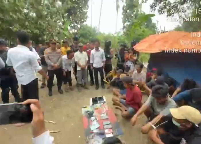 Gerebek Markas Narkoba Polda Jambi Amankan 20 Orang Kota Jambi