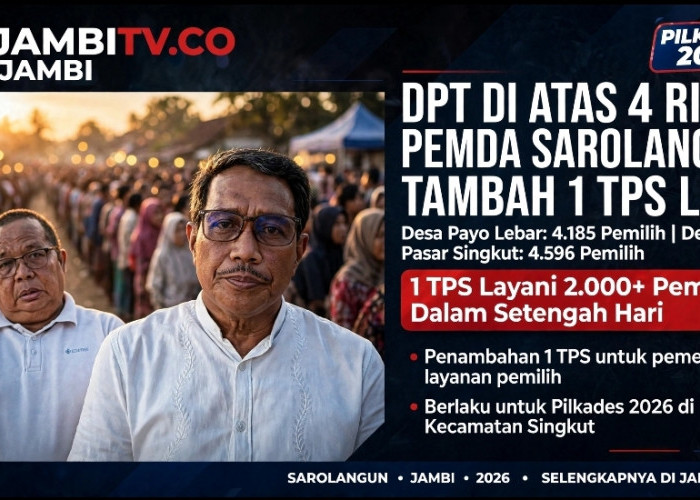 DPT di Atas 4 Ribu, Pemda Sarolangun Tambah Satu TPS Lagi Di Dua Desa