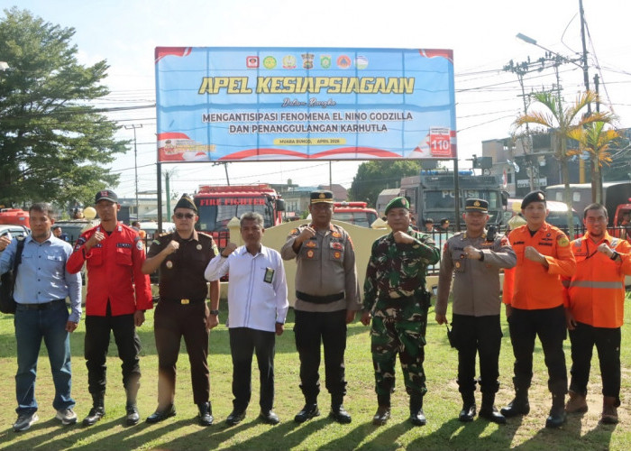 Siaga El Nino 2026, Polres Bungo Kerahkan Kekuatan Gabungan Cegah Karhutla 