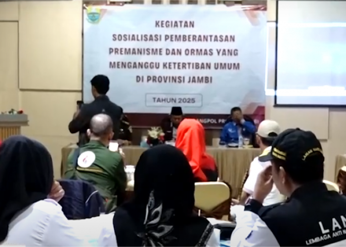 Kesbangpol, Polda, dan Korem Jambi Bersatu Cegah Premanisme Lewat Sosialisasi