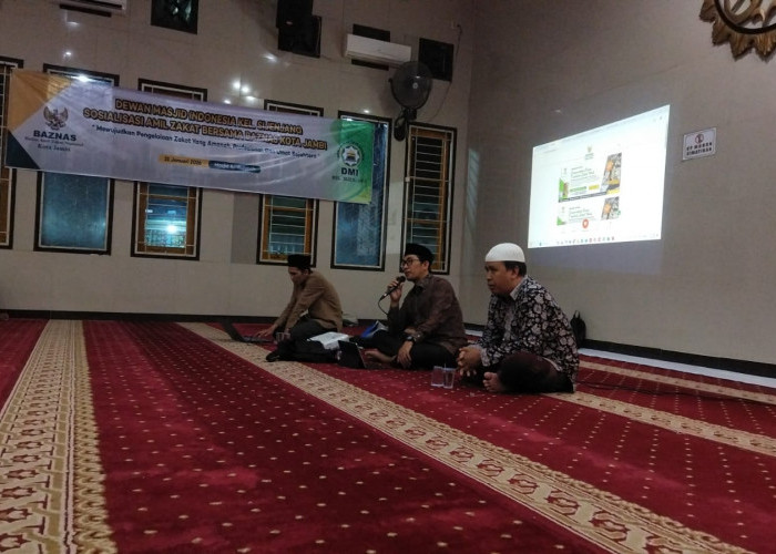 Perkuat Barisan di Masjid Ar-Rahmah, BAZNAS Kota Jambi dan DMI Sijenjang Bersinergi Optimalkan Gerakan Zakat