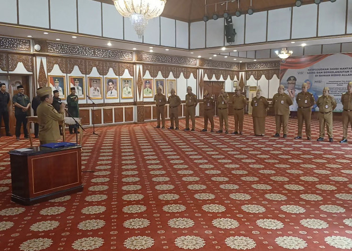 Gubernur Al Haris Lantik 13 Pejabat Eselon II Pemprov Jambi, Berikut Daftarnya