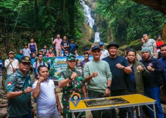Menginap dan Mandi Langsung di Lokasi, Bupati H. Hurmin Resmikan Wisata Telun Tujuh Bukit Berantai