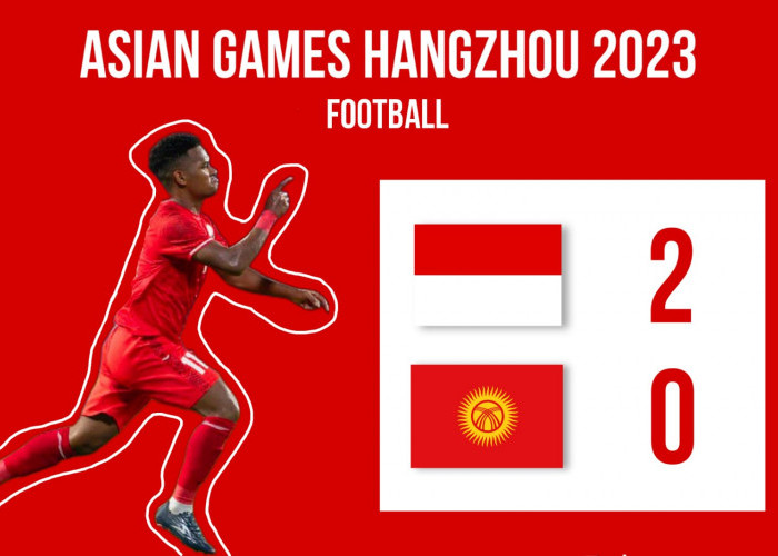 Bungkam Perlawanan Kyrgyzstan, Timnas Garuda Menang 2-0 di Laga Perdana Asian Games