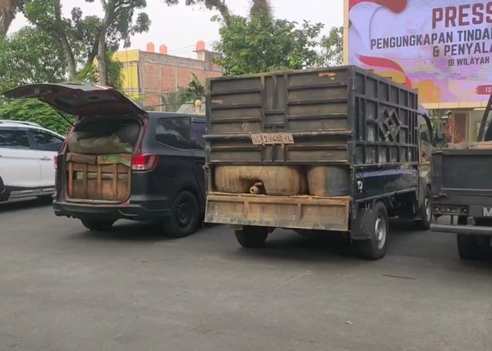 Sepekan, Polda Jambi Sita 22,8 Ton BBM Ilegal dan Amankan 8 Tersangka