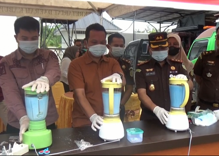 Narkoba Mendominasi, Kejari Tanjabbar Musnahkan Barang Bukti 145 Perkara