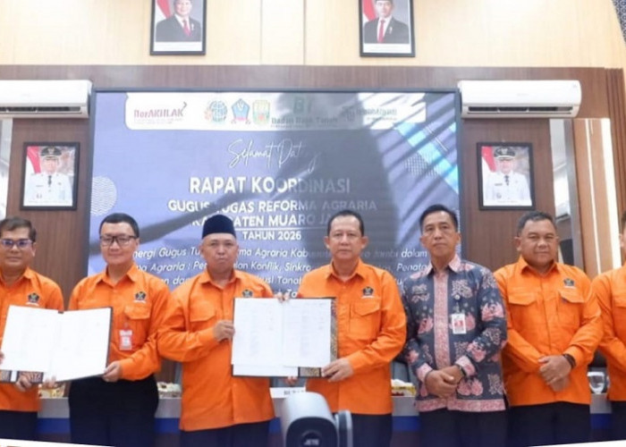 Rakor GTRA Muaro Jambi 2026: Bupati BBS Tegaskan Reforma Agraria Bukan Sekadar Legalisasi Tanah