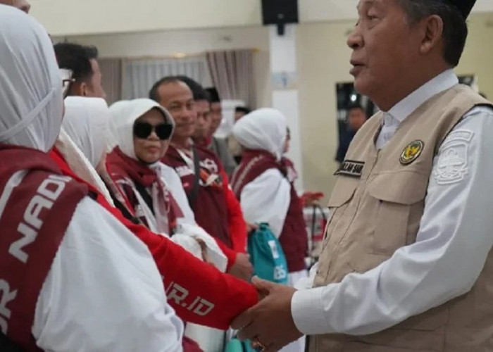 Sebanyak 442 JCH Kloter BTH 22 Provinsi Jambi diberangkatkan ke Tanah Suci