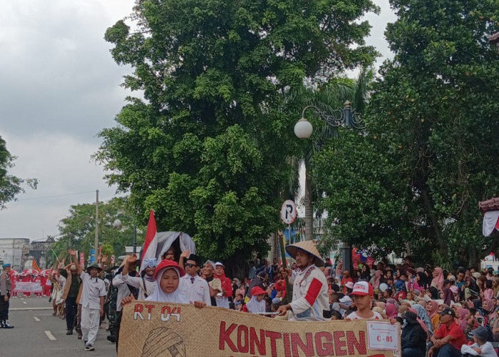 Pemprov Jambi Gelar Pawai Pembangunan, Start dari Masjid Agung Al Falah