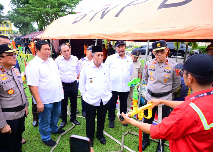 Apel Kesiapsiagaan Karhutla dan Pengendalian Massa, Kapolda Jambi Tekankan Respons Cepat dan Terukur
