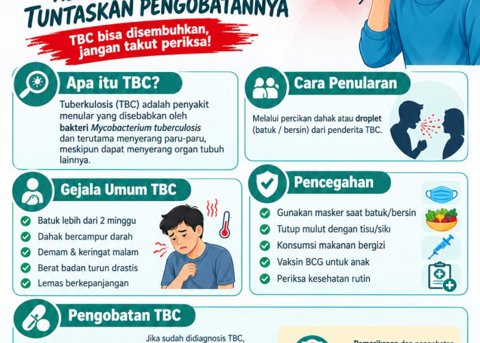 Dinkes Ajak Masyarakat Kenali Gejala TBC dan Tuntaskan Pengobatan