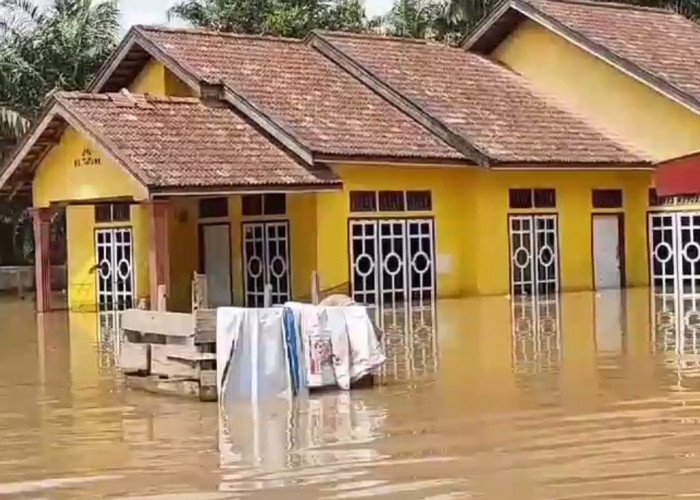 Rumah Warga di 3 Kecamatan Kabupaten Tebo Terendam Banjir Kiriman Dari Bungo