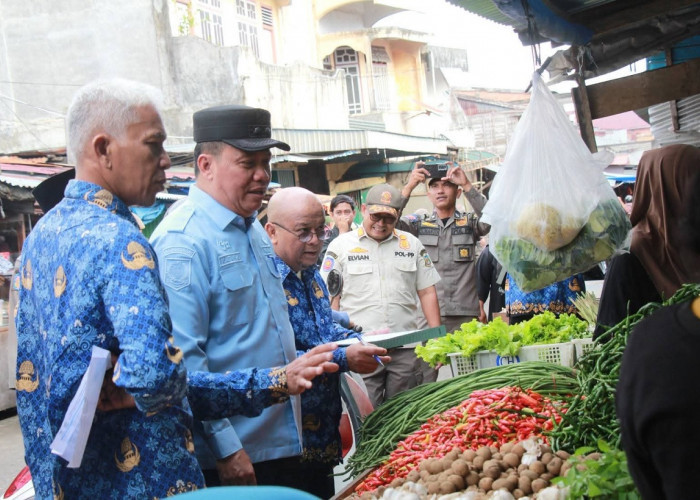 Pastikan Stok dan Harga Pangan Stabil Jelang Ramadhan 1447 H, Wabup Katamso Sidak Pasar Tradisional