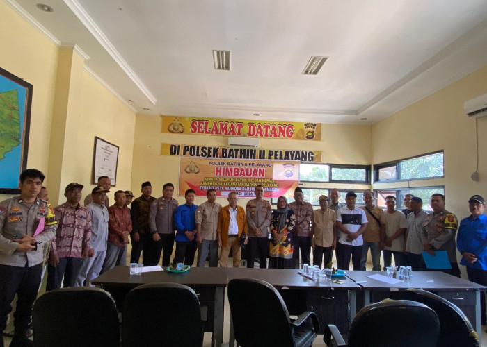Polsek Bathin II Pelayang Gelar Tatap Muka Bersama Datuk Rio Dan Kepala Kampung