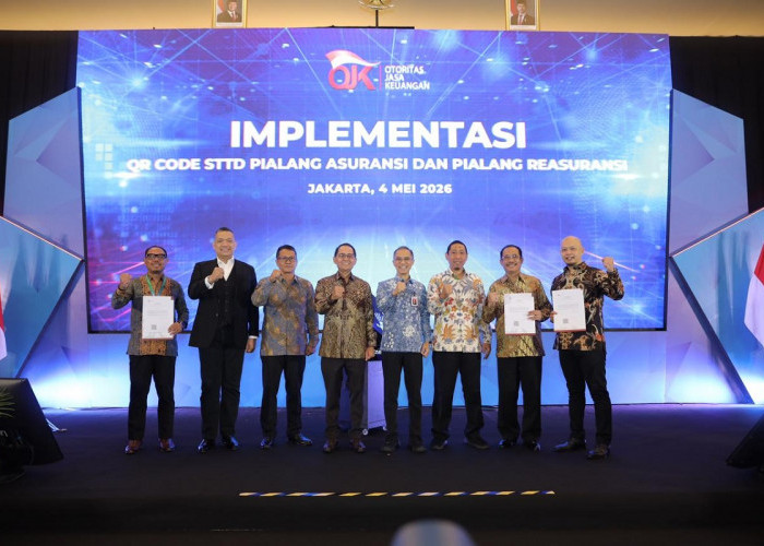 OJK Terapkan QR COde Surat Tanda Terdaftar Pialang Asuransi Dan Reasuransi Indonesia