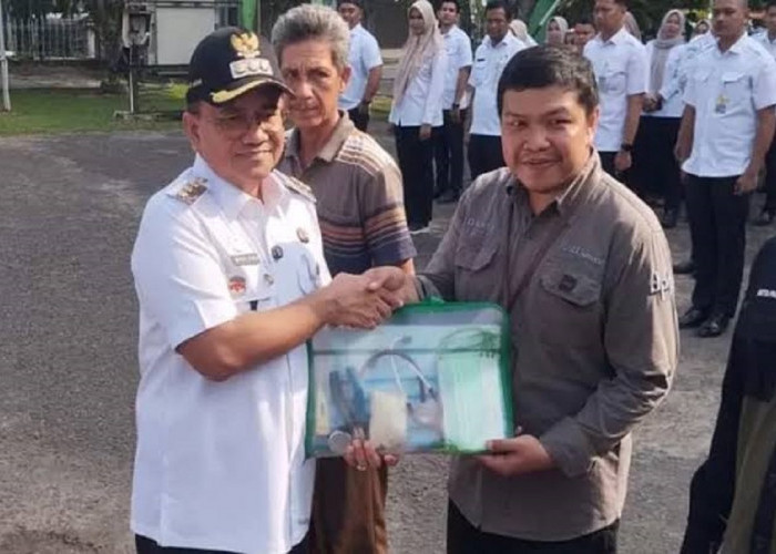 Pemkot Jambi Lepas Puluhan Petugas Pemeriksaan Kesehatan Hewan Kurban