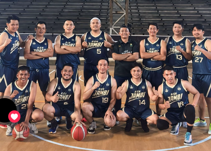 Tim Basket ASN Jambi Ramaikan Turnamen Piala Gubernur Jambi Cup 2026