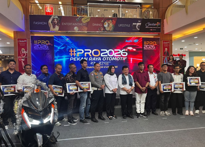 13 Exhibitor Hadir Meriahkan Pekan Raya Otomotif JambiTV 2026