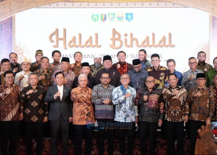 Halal Bihalal di Griya Agung, Bupati BBS Tekankan Kekuatan Perantau Bangun Daerah