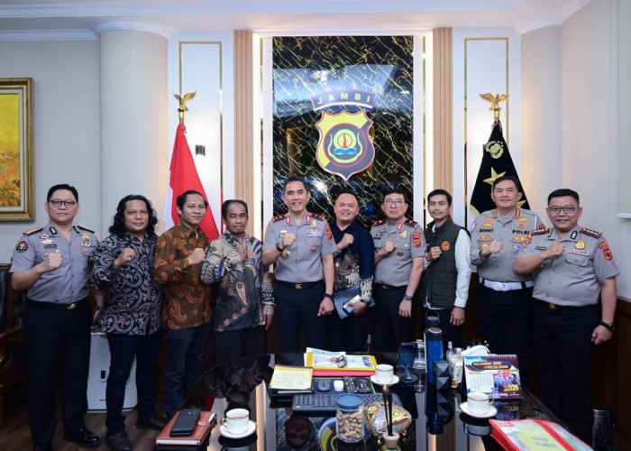 Polda Jambi Perkuat Sinergi dengan Asosiasi Ojol Nusantara, Dorong Kamseltibcarlantas dan Kamtibmas Kondusif