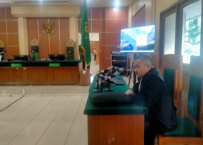 Meski Berstatus Tersangka, Kamaruddin Simanjuntak Terlihat Tetap Semangat Dalam Persidangan di PN Jambi