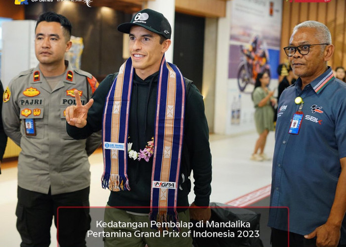 MotoGP Mandalika 2023, Marquez dan Quartararo Telah Tiba di Lombok
