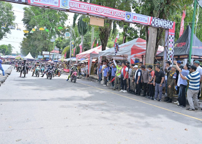 Wakil Wali Kota Diza Resmi Buka Wali Kota Jambi Cup Race 2026, 800 Rider Berpartisipasi