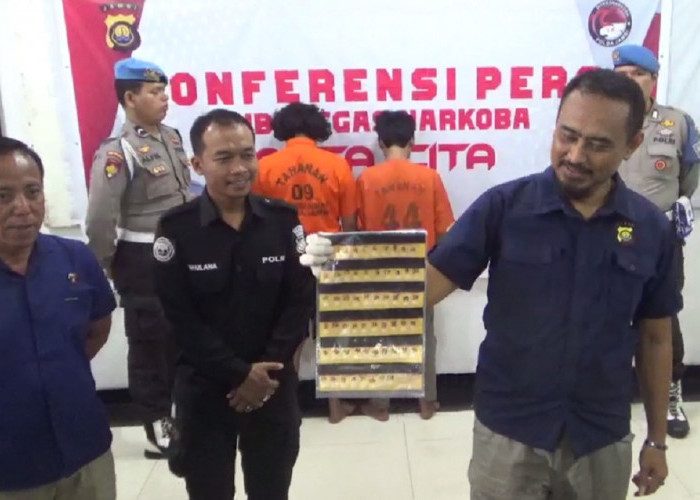 Dua Penjual Sabu Ditangkap di Mendalo, Polisi Amankan 58 Paket Siap Edar