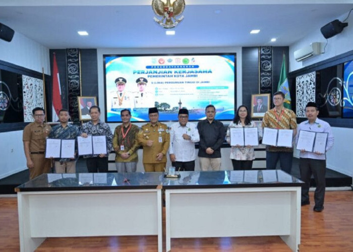 Perkuat Transformasi Digital dan Smart City, Pemkot Jambi Kerja Sama Strategis dengan 5 Perguruan Tinggi 