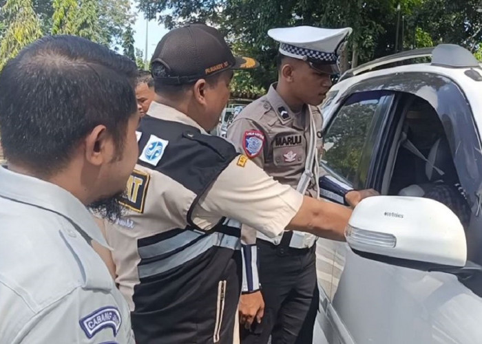 Belasan Kendaraan Menunggak Pajak Terjaring Razia di Sarolangun