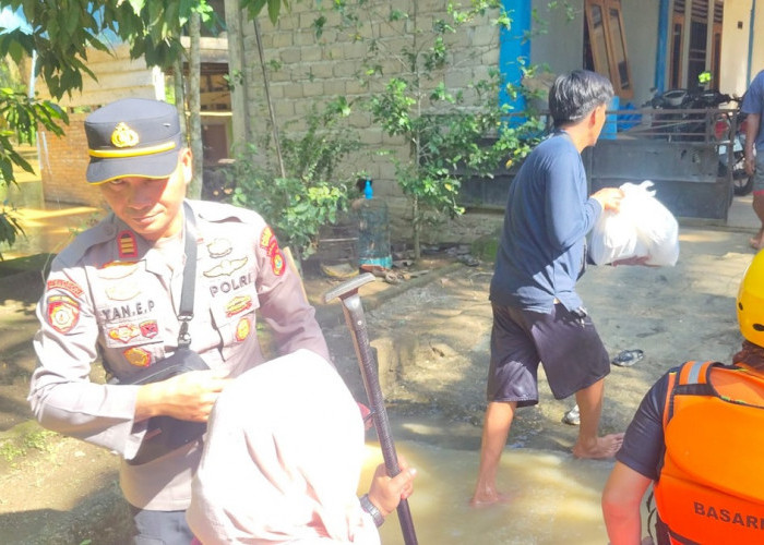 Polres Bungo Fokus Penanganan Banjir, Warga Diminta Tetap Waspada