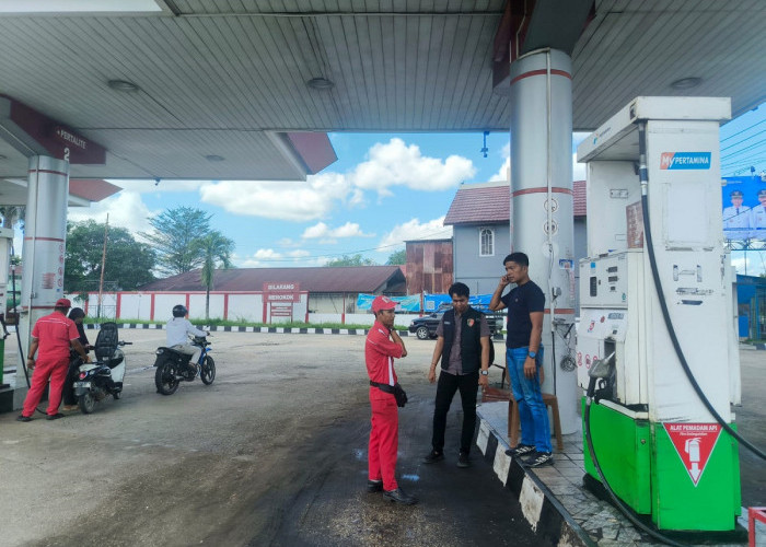 Cegah Penyalahgunaan BBM Subsidi, Satreskrim Polres Batang Hari Warning Seluruh SPBU