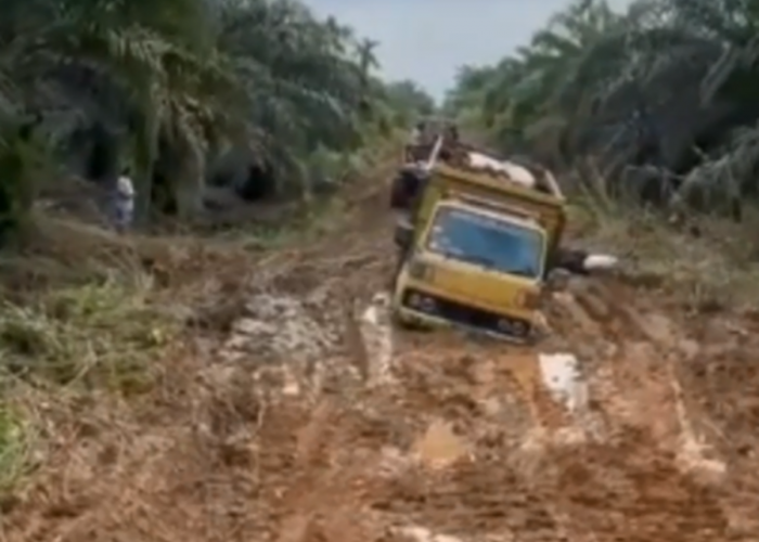 Jalan Alternatif Rusak Parah, Aktivitas Warga Singkep Terhambat