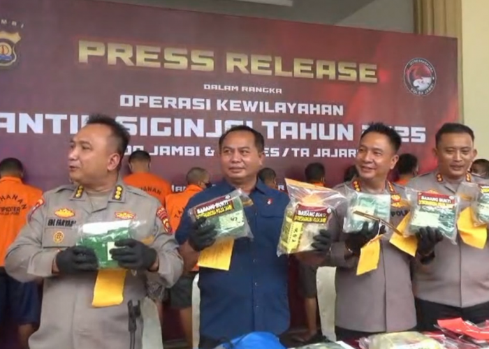 247 Tersangka Diamankan Saat Operasi Antik, Sabu 12, 8 Kg dan 6.105 Ekstasi Disita