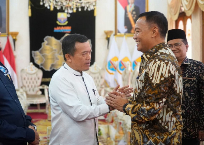 Gubernur Al Haris Terima Audiensi Komisaris Utama PT Jasa Raharja