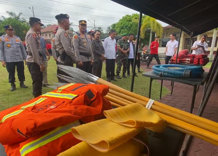 Tanggap Darurat Bencana, Polres Sarolangun Gelar Apel Bersama Dan Siapkan Personel 