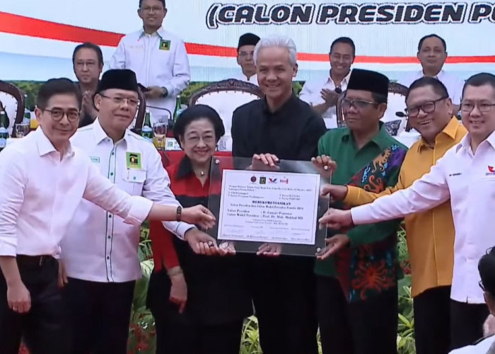 Ganjar-Mahfud Resmi Berpasangan di Pilpres 2024