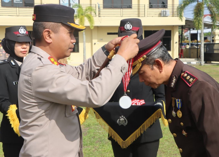 Upacara Wisuda Purnabakti Personel Polres Bungo Berlangsung Khidmat