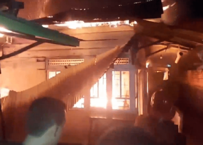 1 Unit Rumah Di Lebak Bandung Ludes Terbakar Jelang Sahur