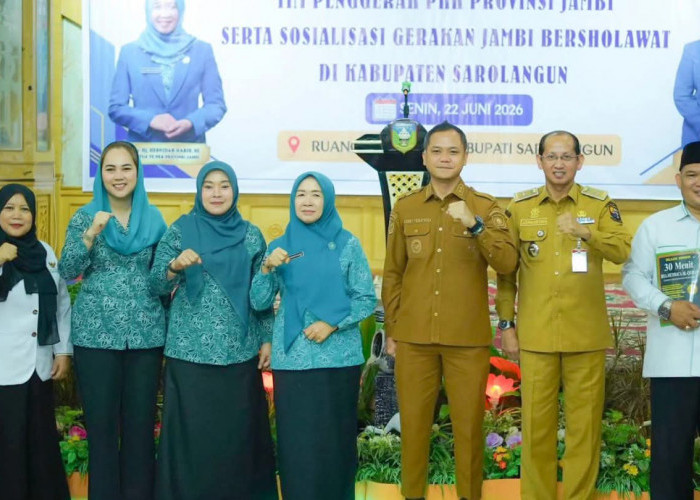 Hesti Haris Sosialisasikan Gerakan Jambi Bersholawat di Sarolangun, Perkuat Pembinaan Spiritual dan Program PK