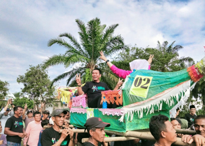 Dukungan Terus Mengalir, Kehadiran Fadhil – Bakhtiar Disambut Gembira Ribuan Warga