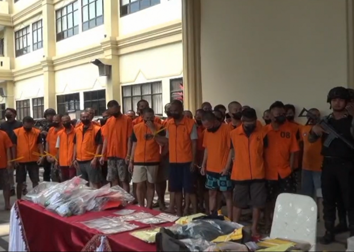 Ratusan Tersangka Narkoba Dibekuk, Polda Jambi Gagalkan Peredaran Untuk 70 Ribu Jiwa