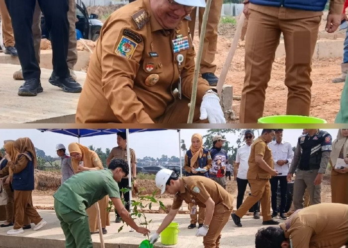 Kolam Retensi Jambi Mulai Dihijaukan, 500 Pohon Disiapkan Jadi Ruang Publik dan Destinasi Wisata