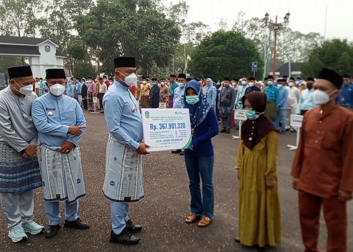 HUT Kabupaten Tebo KE-27 PEMKAB Tebo Gelar Upacara Dan Sampaikan Sejarah Terbentuk HUT Tebo