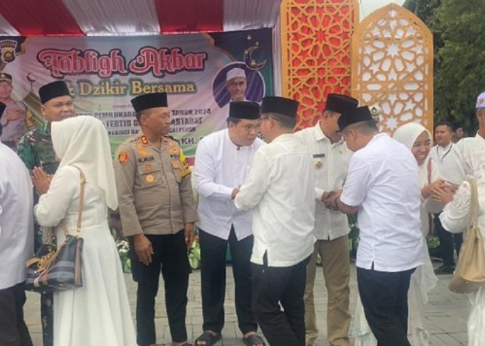 Polres Kerinci Gelar Tabliq Akbar Dan Doa Bersama Paslon Wako Dan Bupati