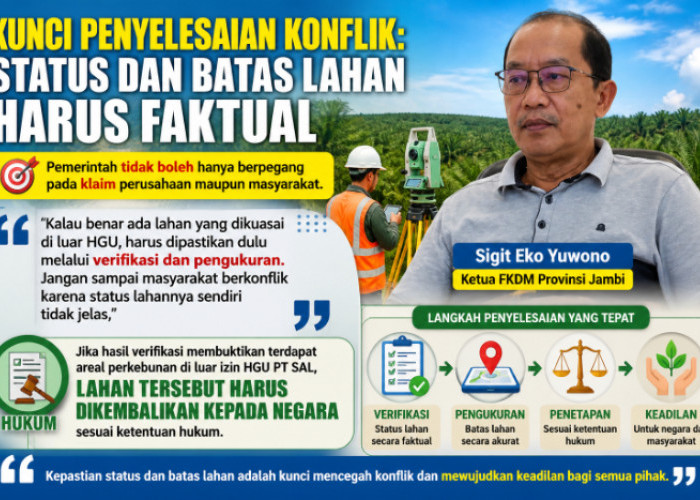 Bukan Sekadar Damai, Ketua FKDM Jambi Bongkar Cara Selesaikan Konflik SAD-PT SAL