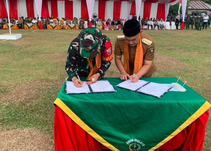 TMMD Ke-129 Resmi Dibuka, Dandim 0416/Bungo Tebo: Wujud Sinergi TNI, Pemda dan Masyarakat Bangun Desa