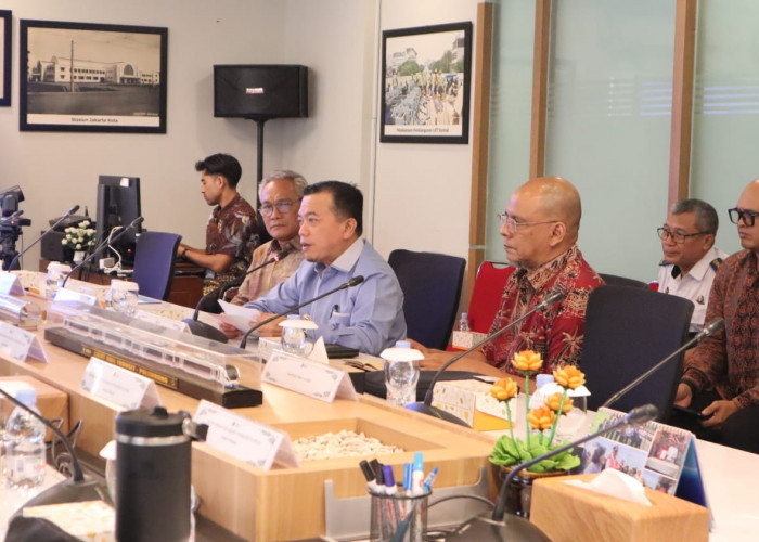 Audiensi dengan Kemenhub, Gubernur Al Haris Bahas Pembangunan Jalur Kereta Api Batu Bara Bungo–Kemingkig